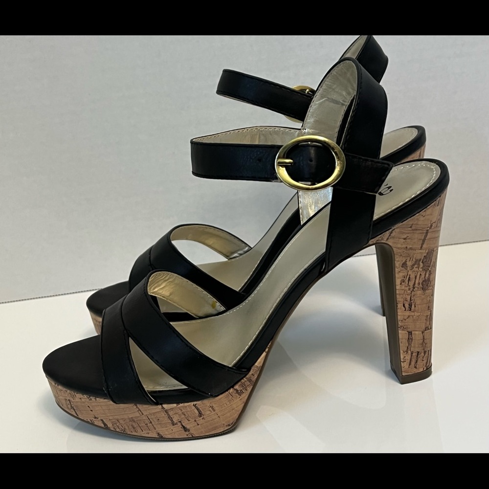 Women’s 7.5 Open Toe, Black a.n.a High Heels, New with Box